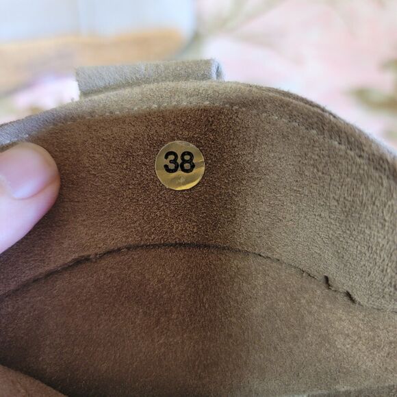 Sundance Beige Suede Fringe Ankle Boot Womens Size EU 38/US 8 - Picture 7 of 8